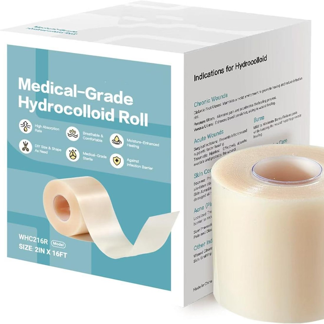Hydrocolloid Roll for Wound Care