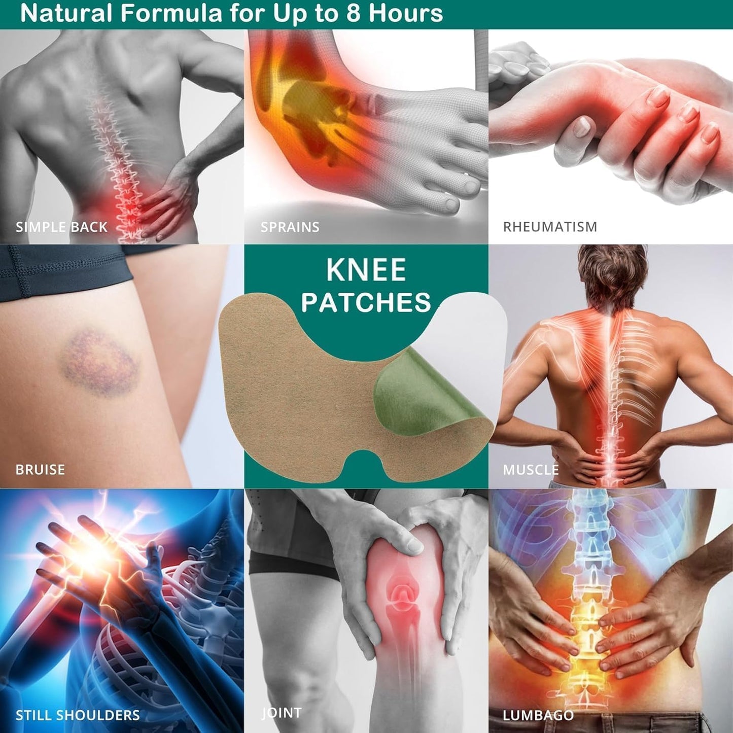 Knee Pain Relief Patch (Pack of 10)