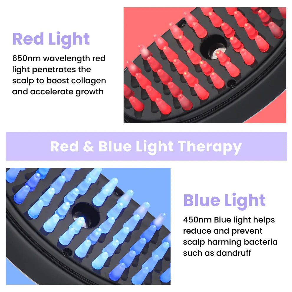 Red Light Therapy Brush