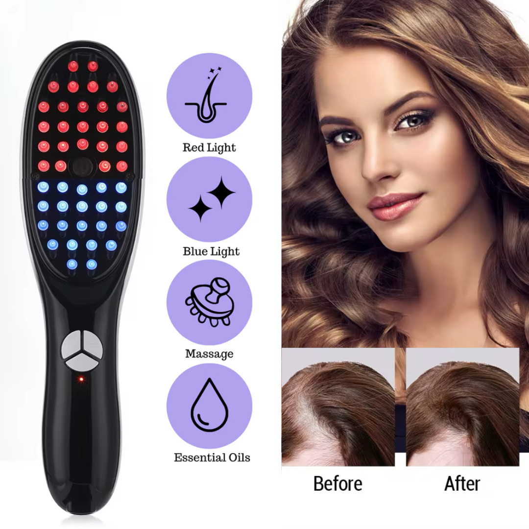 Red Light Therapy Brush