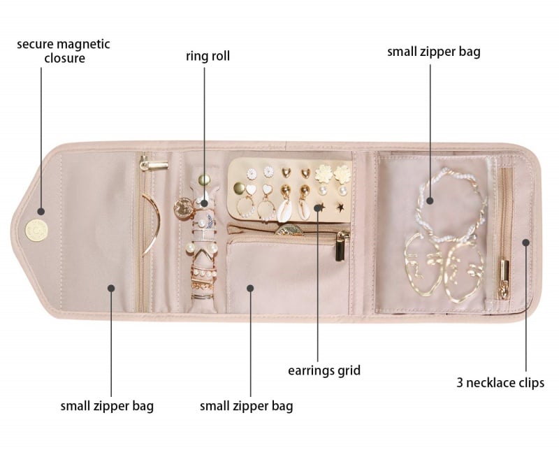 Travel Jewelry Storage Bag